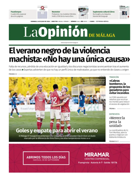 Cover of La Opinion de Malaga