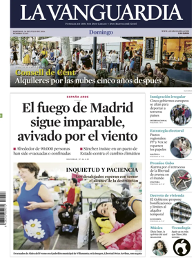 Cover of La Vanguardia (1st Edition)
