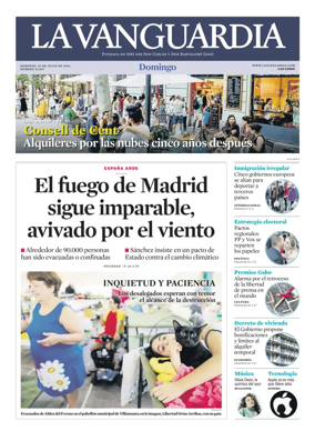 Cover of La Vanguardia