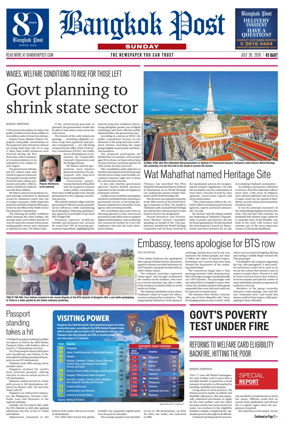 Cover of Bangkok Post