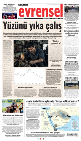 Cover of Evrensel Gazetesi