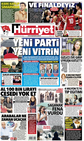 Cover of Hurriyet