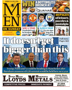 Cover of Manchester Evening News