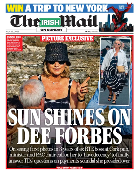 Cover of The Irish Mail on Sunday