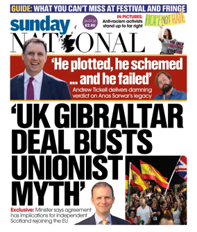 Cover of The National (Scotland)