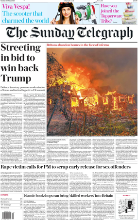 Cover of The Sunday Telegraph