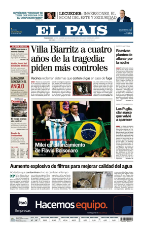 Cover of El Pais (Uruguay)