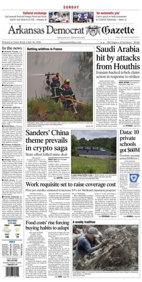 Cover of Arkansas Democrat-Gazette