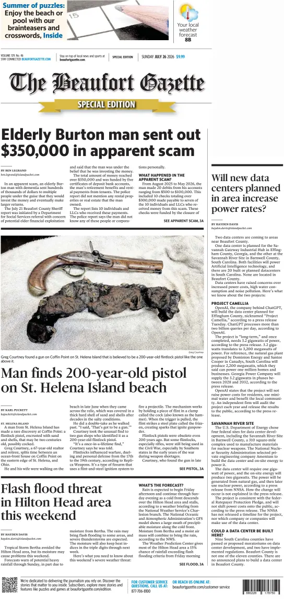 Cover of Beaufort Gazette (Sunday)