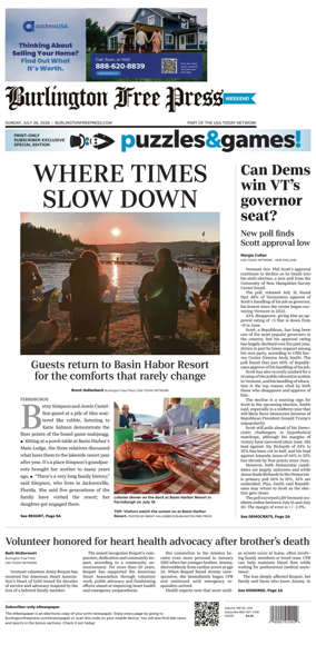 Cover of Burlington Free Press