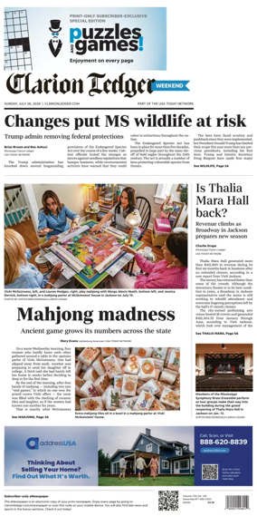 Cover of Clarion Ledger
