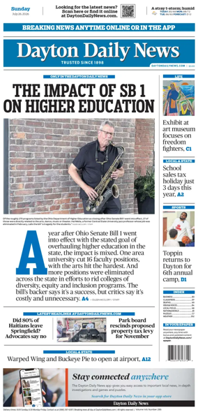 Cover of Dayton Daily News