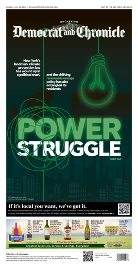 Cover of Democrat and Chronicle