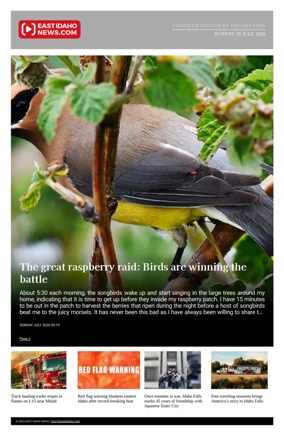 Cover of East Idaho News