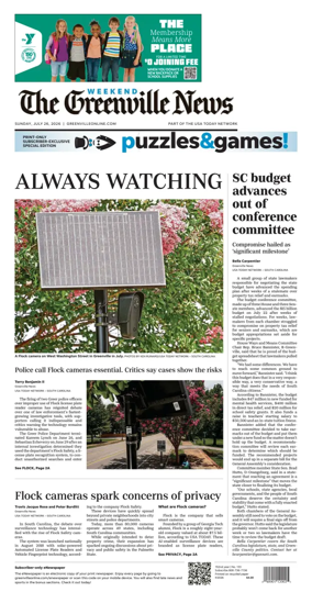 Cover of The Greenville News