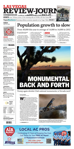 Cover of Las Vegas Review-Journal (Sunday)
