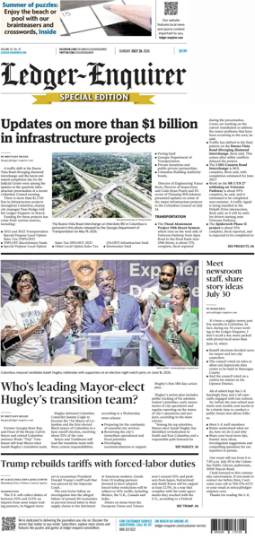 Cover of Ledger-Enquirer (Sunday)