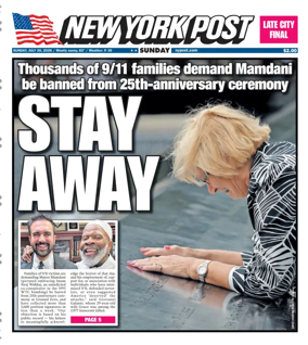 Cover of New York Post