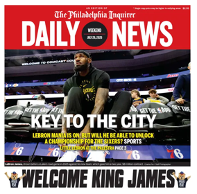 Cover of Philadelphia Daily News