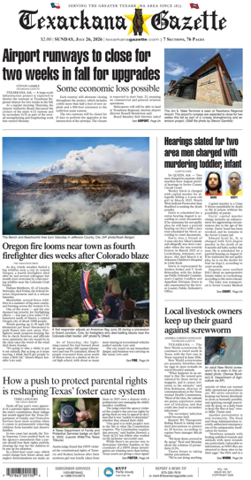 Cover of Texarkana Gazette