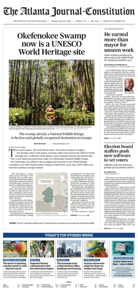 Cover of The Atlanta Journal-Constitution