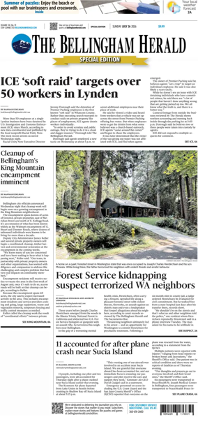 Cover of The Bellingham Herald (Sunday)