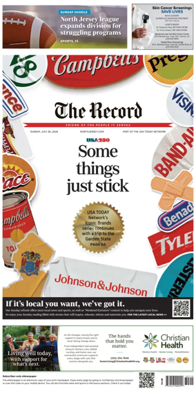 Cover of The Bergen Record