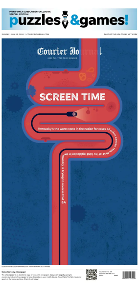 Cover of The Courier-Journal (Louisville)