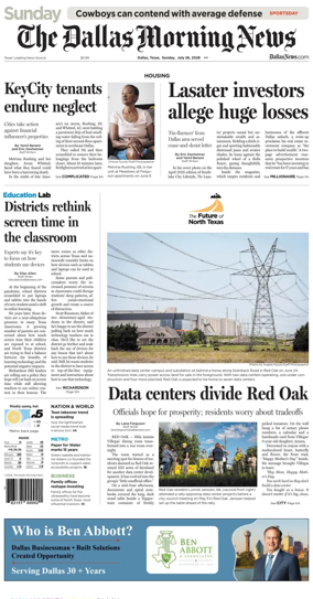 Cover of The Dallas Morning News