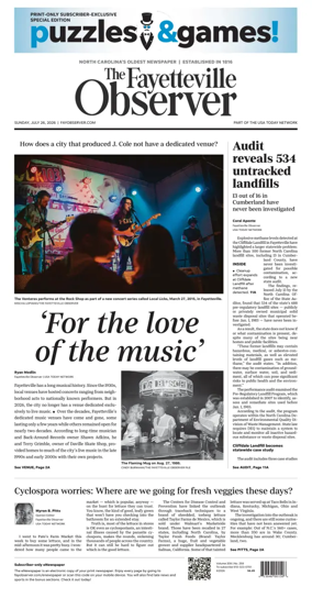 Cover of The Fayetteville Observer