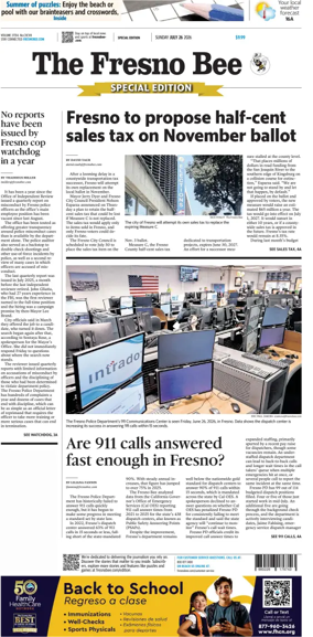 Cover of The Fresno Bee (Sunday)