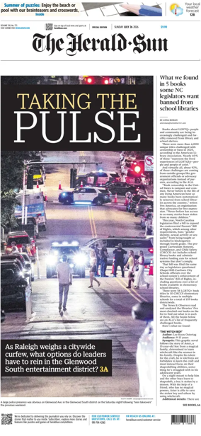 Cover of The Herald Sun (Sunday)
