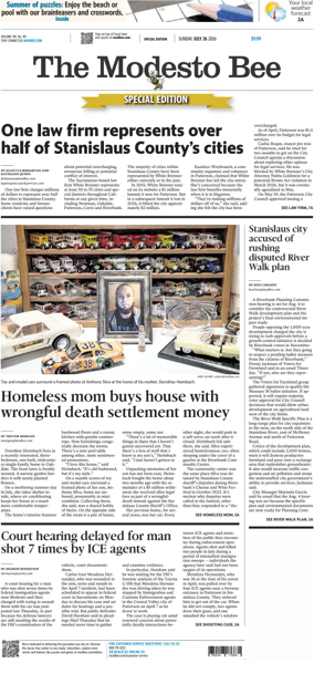 Cover of The Modesto Bee (Sunday)