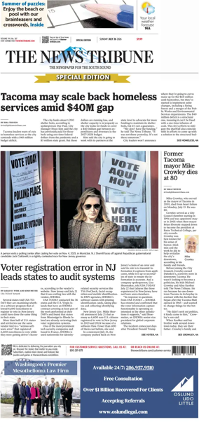 Cover of The News Tribune