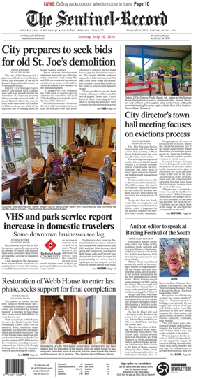 Cover of The Sentinel-Record