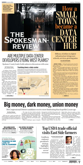 Cover of The Spokesman-Review (Spokane)