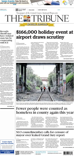 Cover of The Tribune (SLO) (Sunday)