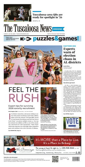 Cover of The Tuscaloosa News