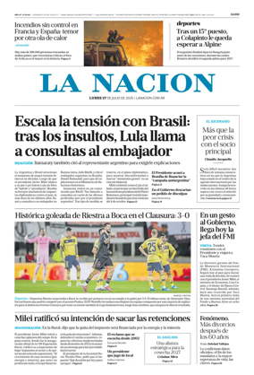 Cover of La Nacion