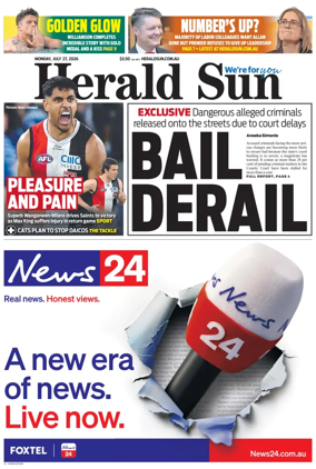 Cover of Herald Sun