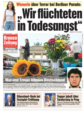 Cover of Kronen Zeitung