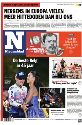 Cover of Het Nieuwsblad