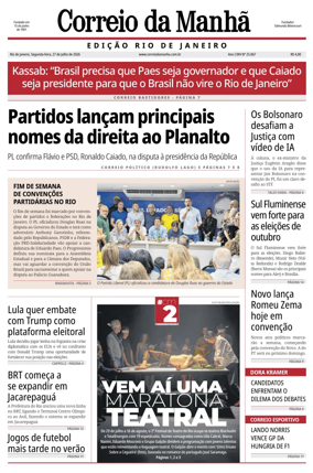 Cover of Jornal Correio da Manha