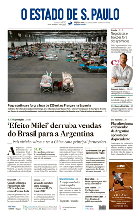 Cover of O Estado de S. Paulo