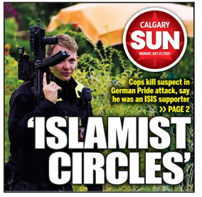 Cover of Calgary Sun