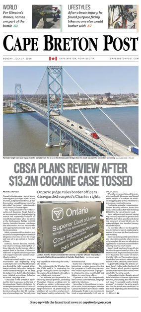 Cover of Cape Breton Post