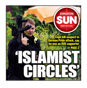Cover of Edmonton Sun