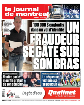 Cover of Le Journal de Montreal
