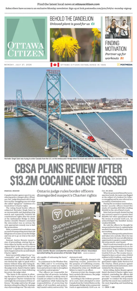 Cover of Ottawa Citizen