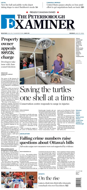 Cover of The Peterborough Examiner
